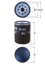 Knecht OC 203 - Olejový filter -