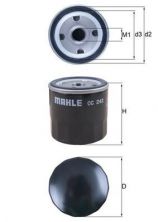 Knecht OC 242 - Olejový filter -