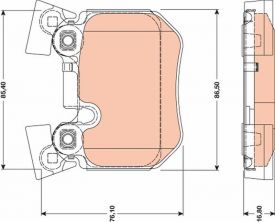 TRW GDB1795 - Brzdové platničky -