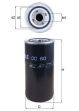 Knecht OC 60 - Olejový filter -