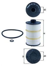 Knecht OX 1123D - Olejový filter -
