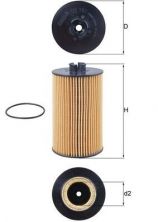 Knecht OX 161D - Olejový filter -