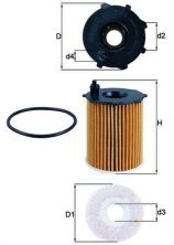 Knecht OX 171/16D - Olejový filter -