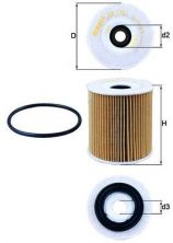 Knecht OX 175D - Olejový filter -