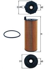 Knecht OX 196/1D1 - Olejový filter -