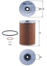 Knecht OX 32D - Olejový filter -