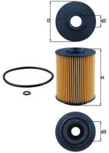 Knecht OX 356D - Olejový filter -