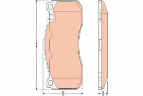 TRW GDB1802 - Brzdové platničky -