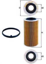 Knecht OX 379D - Olejový filter -