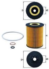 Knecht OX 636D - Olejový filter -