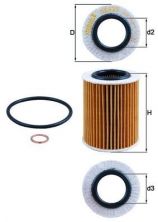 Knecht OX 825D - Olejový filter -
