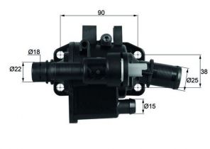 Mahle TH 42 83 - Termostat -