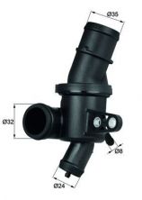 Mahle TH 4 80 - Termostat -
