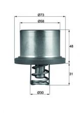 Mahle THD 2 89 - Termostat -