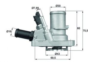 Mahle TI 144 88 - Termostat -