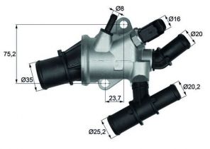 Mahle TI 162 88 - Termostat -