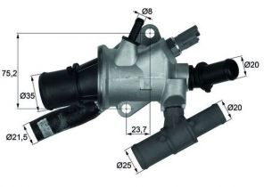 Mahle TI 166 88 - Termostat -