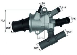 Mahle TI 168 88 - Termostat -