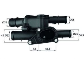 Mahle TM 1 105 - Termostat -