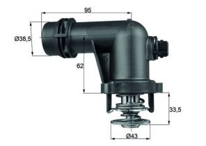 Mahle TM 15 105 - Termostat -