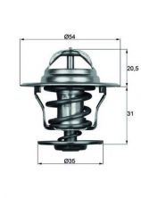 Mahle TX 15 84D - Termostat -