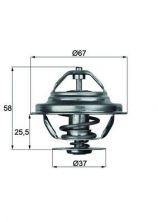 Mahle TX 20 80D - Termostat -