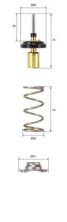 Mahle TX 257 82D - Termostat -