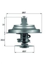 Mahle TX 25 87D - Termostat -