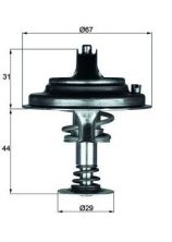 Mahle TX 26 80D1 - Termostat -