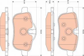 TRW GDB1827 - Brzdové platničky -