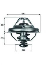 Mahle TX 38 80D - Termostat -