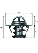 Mahle TX 4 75D - Termostat -