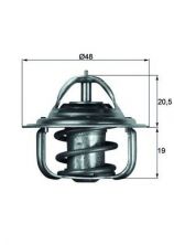 Mahle TX 5 88D - Termostat -