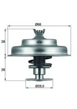 Mahle TX 75 80D - Termostat -