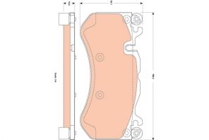 TRW GDB1837 - Brzdové platničky -