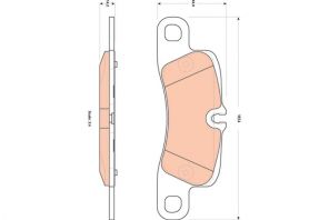 TRW GDB1839 - Brzdové platničky -