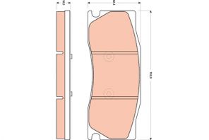 TRW GDB1850 - Brzdové platničky -