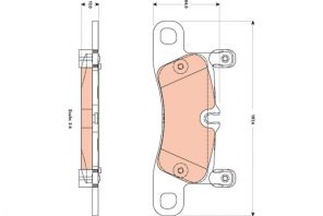 TRW GDB1876 - Brzdové platničky -