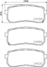 Brembo P 30 080 - Brzdové platničky -