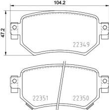Brembo P 49 059 - Brzdové platničky -