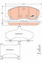 TRW GDB4142 - Brzdové platničky -