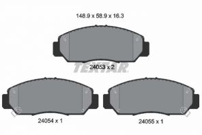 Textar 2405301 - Brzdové platničky -