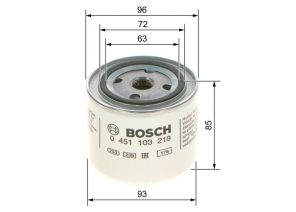 Bosch 0 451 103 219 - Olejový filter