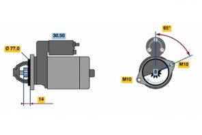 Bosch 0 986 017 721 - Štartér