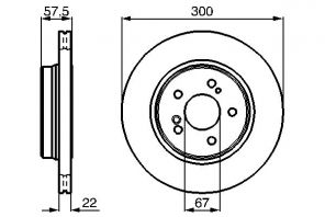 Bosch 0 986 478 793 - Brzdový kotúč -