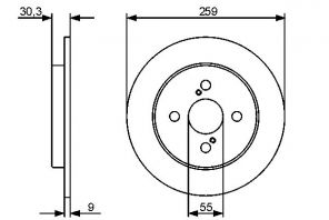 Bosch 0 986 479 420 - Brzdový kotúč -
