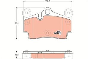 TRW GDB1653 - Brzdové platničky -