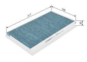 Bosch 0 986 628 518 - Peľový filter