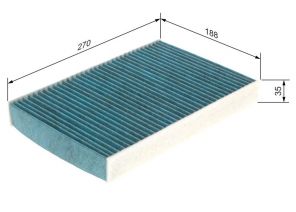 Bosch 0 986 628 548 - Peľový filter