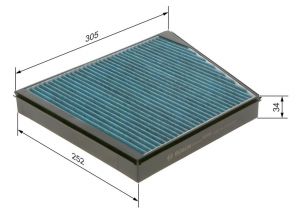 Bosch 0 986 628 549 - Peľový filter